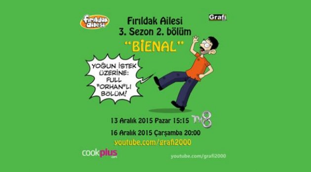 Fırıldak Ailesi, 3. Sezon 2. Bölümü ile TV8 ekranında!