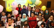 YETİM ÇOCUKLAR KARNE ŞÖLENİNDE DOYASIYA EĞLENDİ